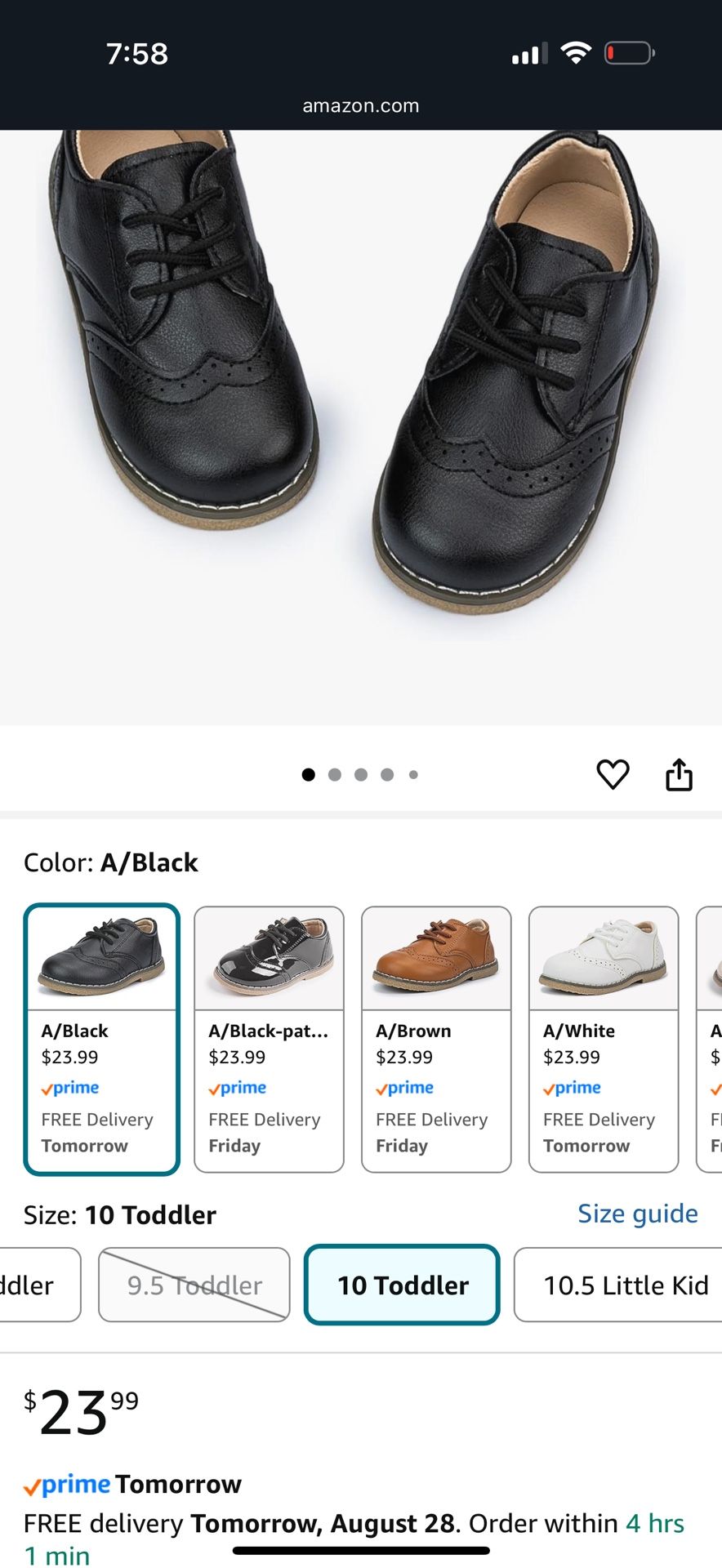 Dress Boy Shoes Size 10