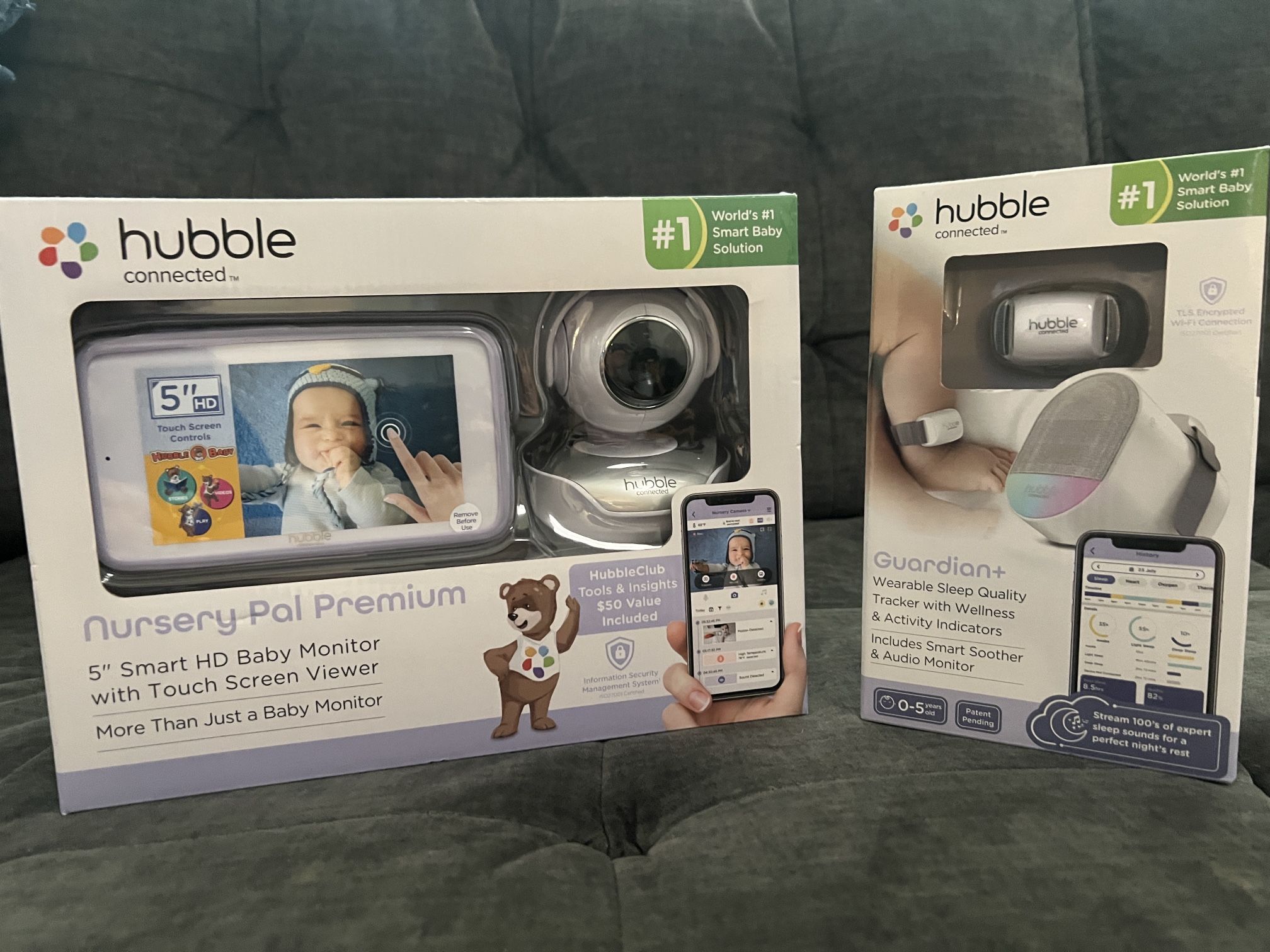 Baby smart monitor and sleep tracker for heart rateoxygen level and body temperature