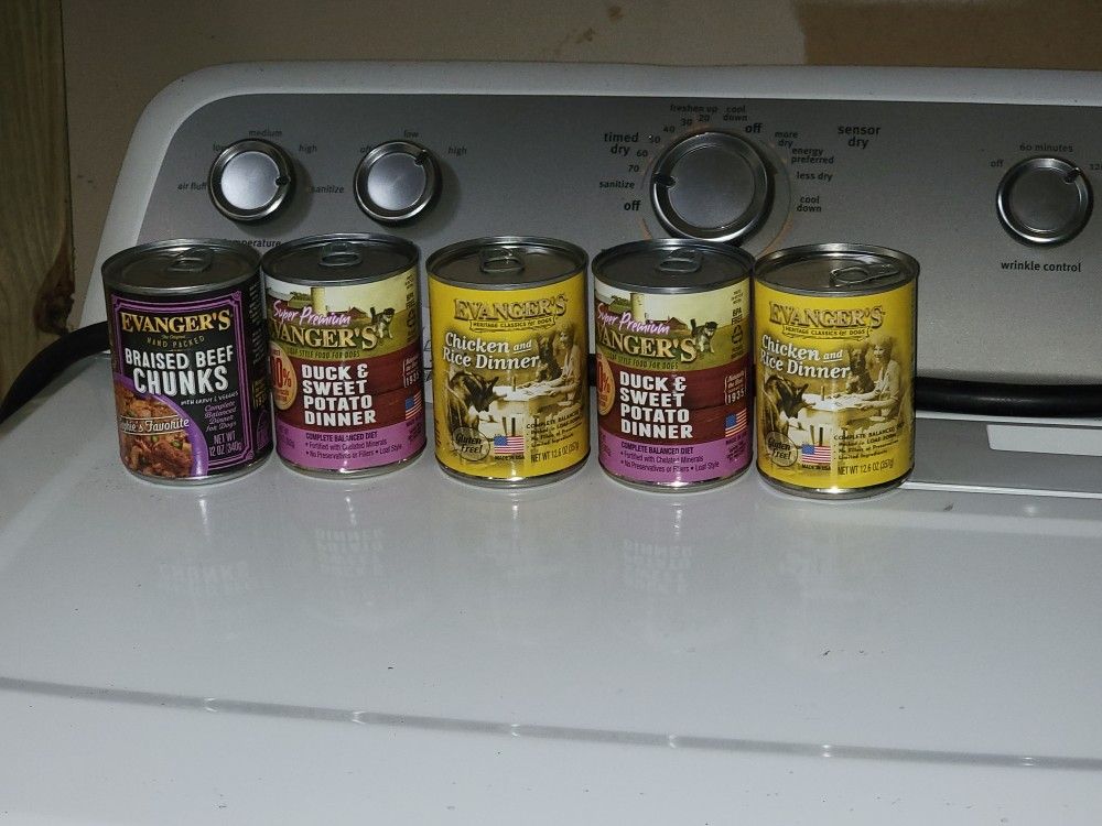 5 Cans Of Gourmet Dog Food