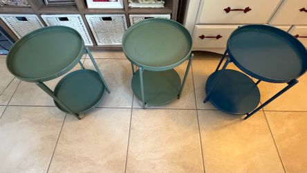3 Metal side table
