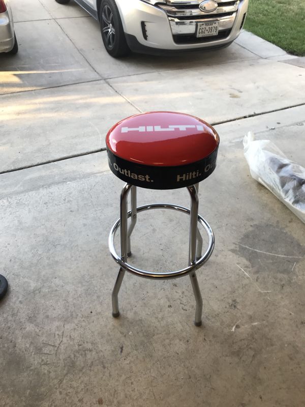Brand New Red Hilti Power Tools Counter Bar Stool Chair Brand New Red Hilti Power Tools Counter Bar Stool Chair Is Firm No Delivery