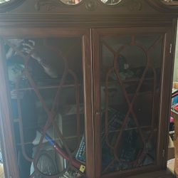 Wooden China Cabinet