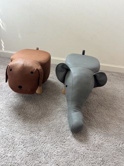 Kids Dog and elephant stool