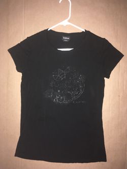 Bebe woman L black tshirt
