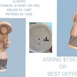 Lladro “Chinese with baby on her”