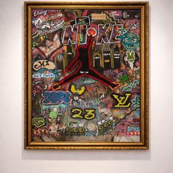 Custom Painted Nike Air Jordan Logo