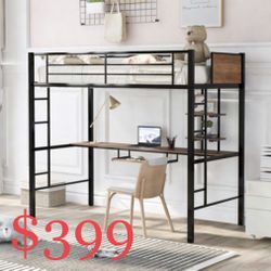 Twin Loft Bunk Bed On Sale