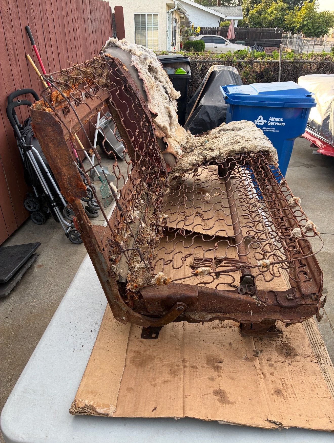 1957 Chevy Bel air 2 Dr Front Seat /Parts