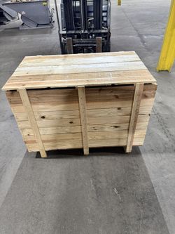 Wooden Storage Box With Cover 42x24x24 Deep