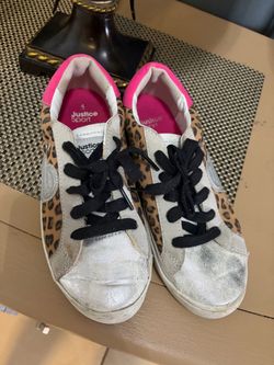 Justice Sport Girls Sneakers Size 4