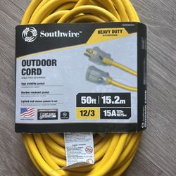 50 Foot Heavy Duty Outdoor Cord Brand New