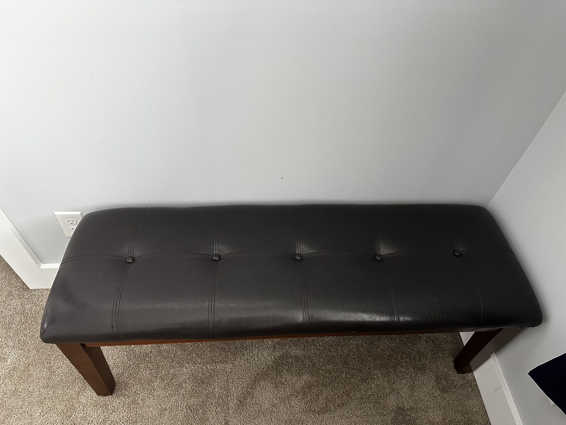 Sitting Padded Bench Table Entry
