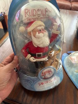 Vintage Rudolph the Red-Nosed Reindeer Christmas Figures – Set of 2