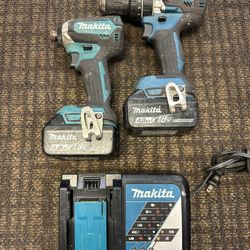 Makita Hammer Drill & Impact Set 