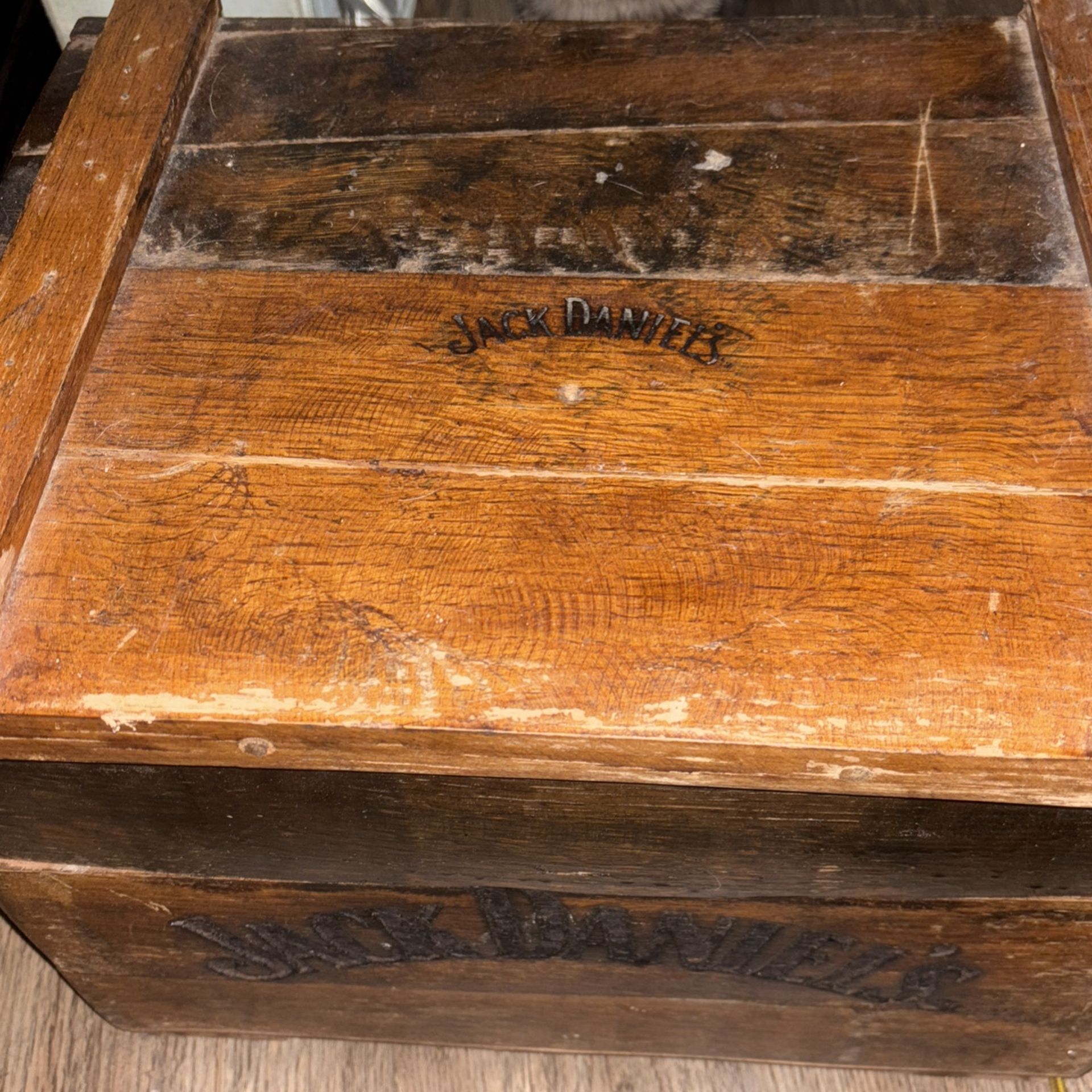 Antique Jack Daniel’s Whiskey Barrel Box