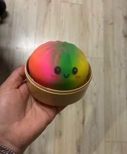 Rainbow dumpling squishy