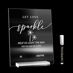 Sparkle Send Off Sign With Chalk Marker