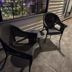 Wicker Front Porch Set