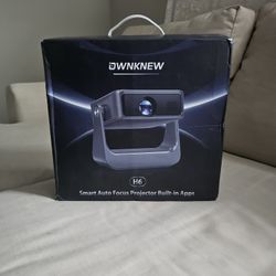 Smart Projector + Bluetooth Soundbar Combo (New, Open Box)