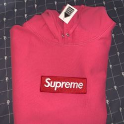 Supreme Box Logo Hooded Sweatshirt Magenta (FW25) Size: Medium