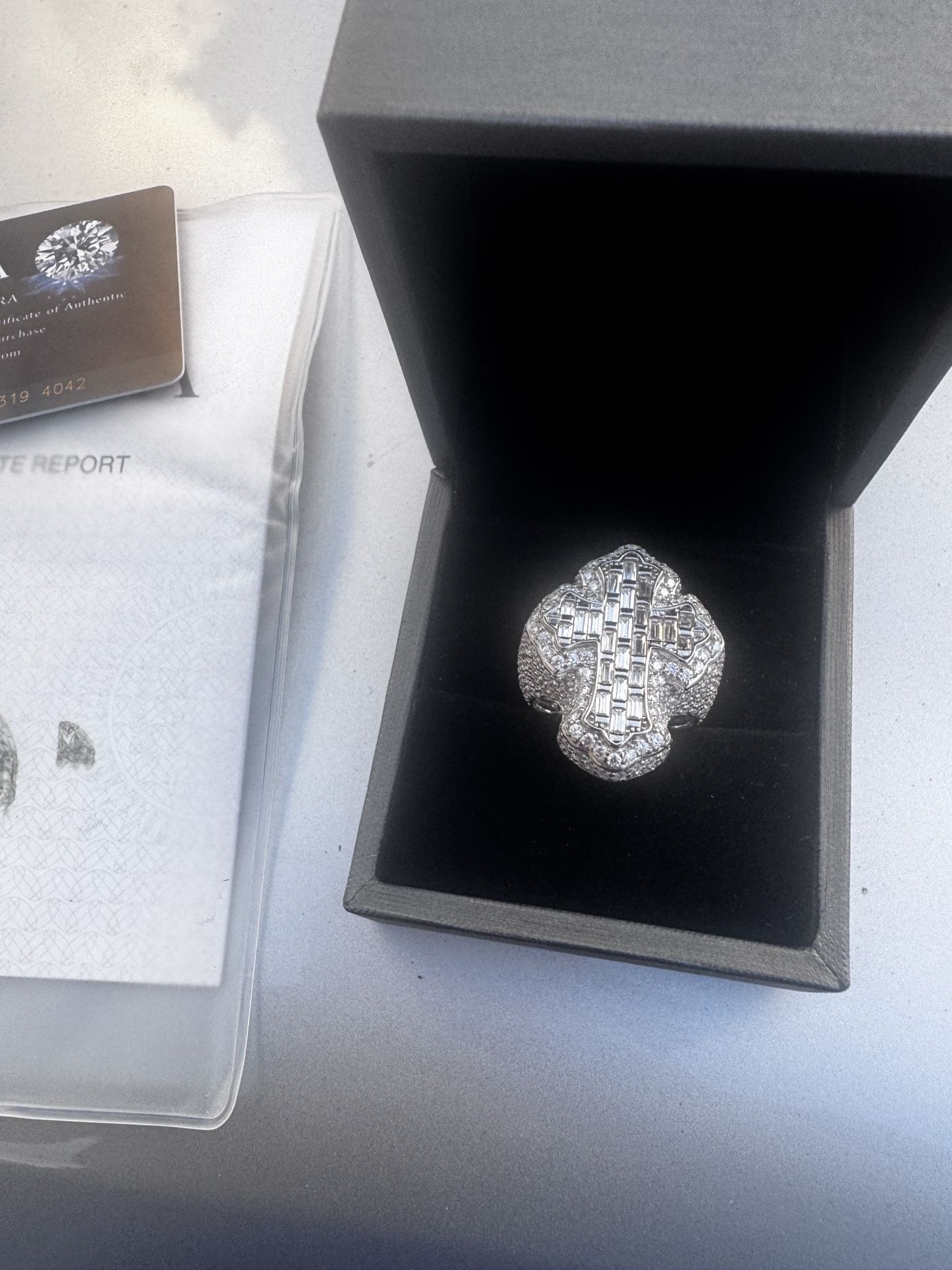 925 silver moissanite Ring