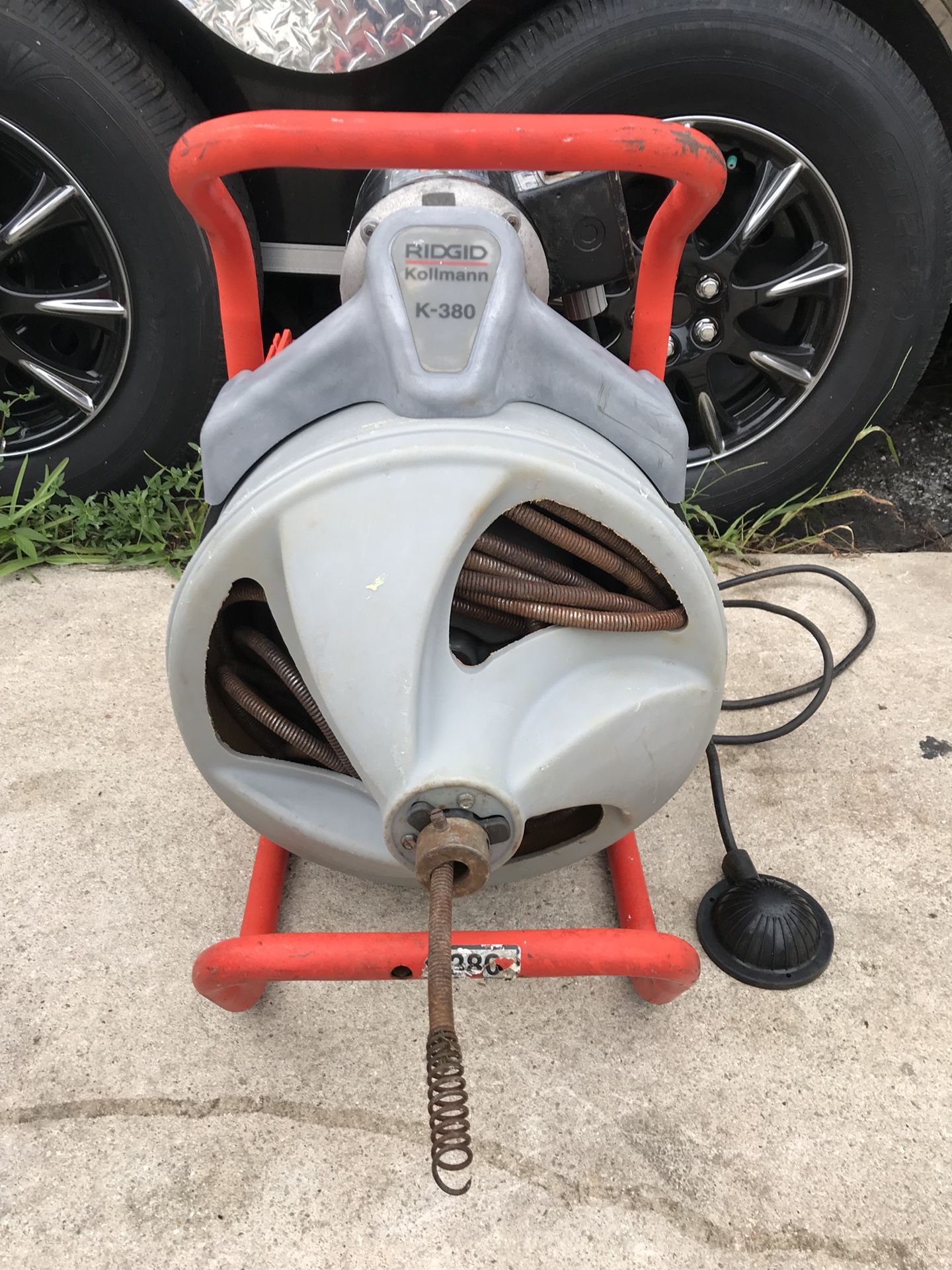 RIDGID KOLLMANN K-380 DRUM DRAIN SNAKE!!