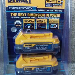 DEWALT  20V MAX POWERSTACK Compact Battery (2-PK)


