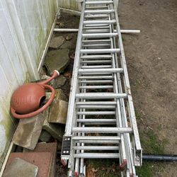 8 Foot Extendable Aluminum Ladder