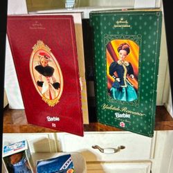 2 VINTAGE HALLMARKS BARBIES 