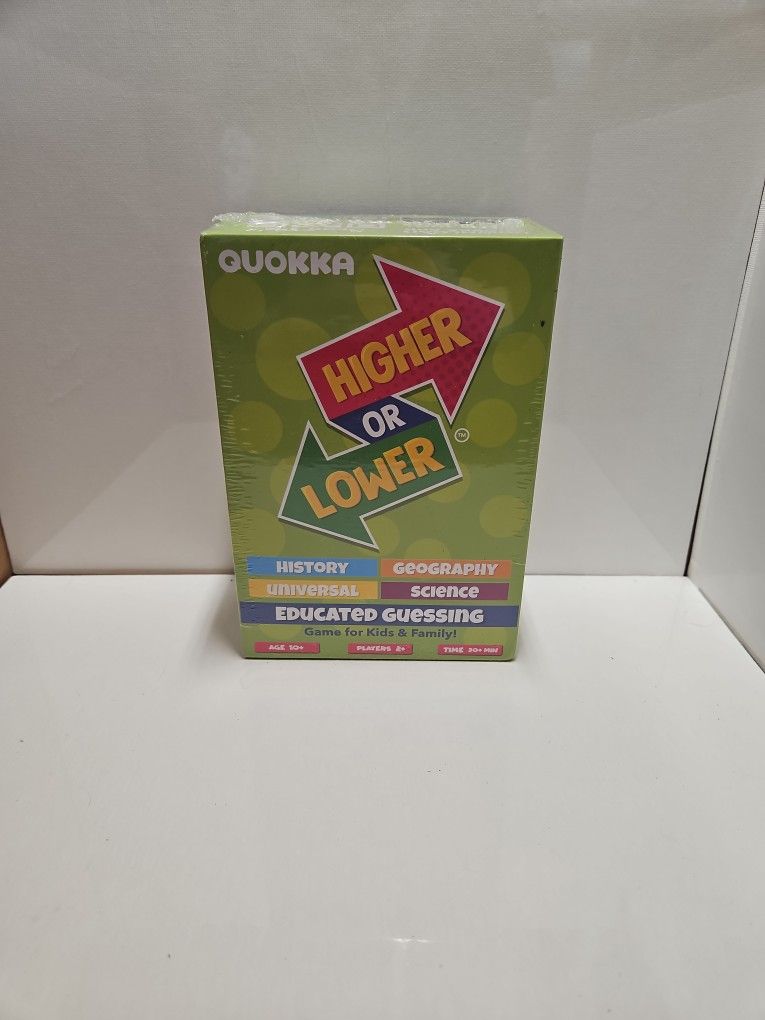 Higher or Lower Kids Game! Brand New!