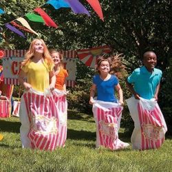 12pcs potato sack race bags- New