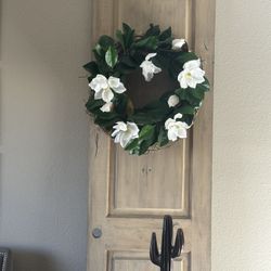 Old solid wood door