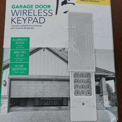 Universal garage door wireless keypad.