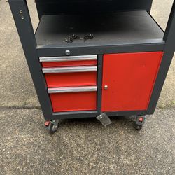 Westward Rolling Tool Cart Work Bench