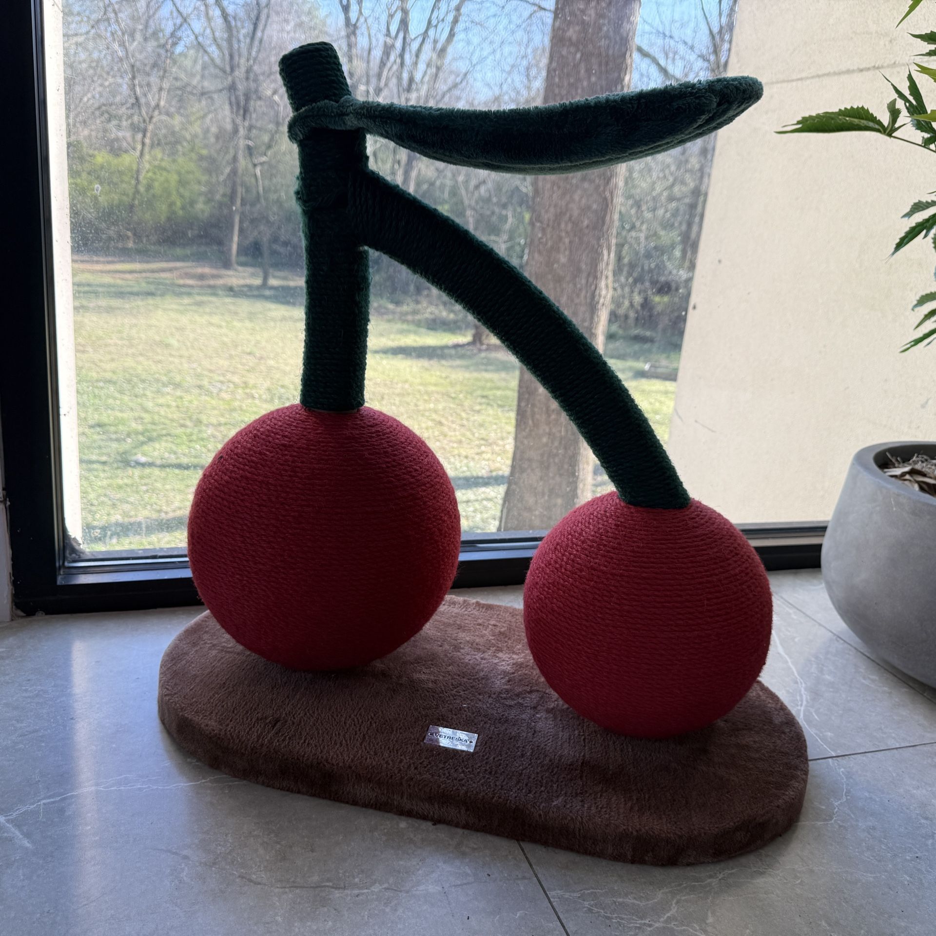 Cherry Cat Scratching Post Hammock