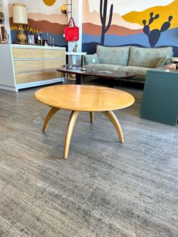 Coffee Table / Heywood Wakefield / MCM / Revolving / “Lazy Susan”!