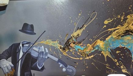 Kevin Kre8 vigil divine rhythm music painting art gallery surreal vision kre8izm