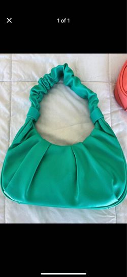 Teal shoulder bag