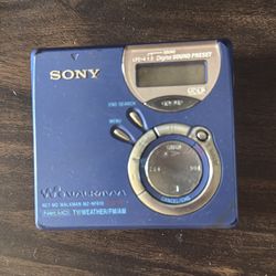 Sony MZ-NF610 Net MD MiniDisc Walkman Player/Recorder