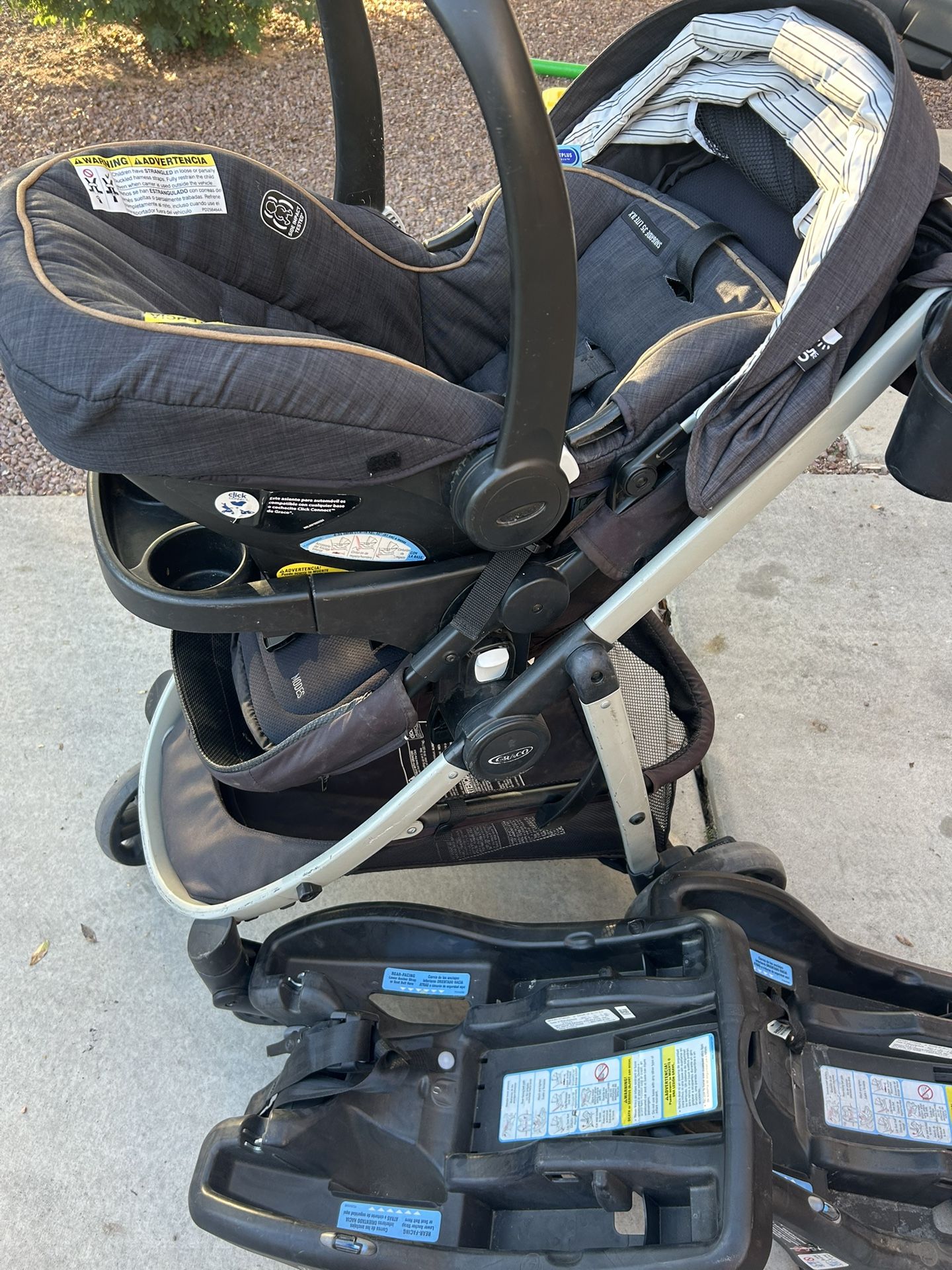 Graco Convertible stroller Car seat/2 Bases