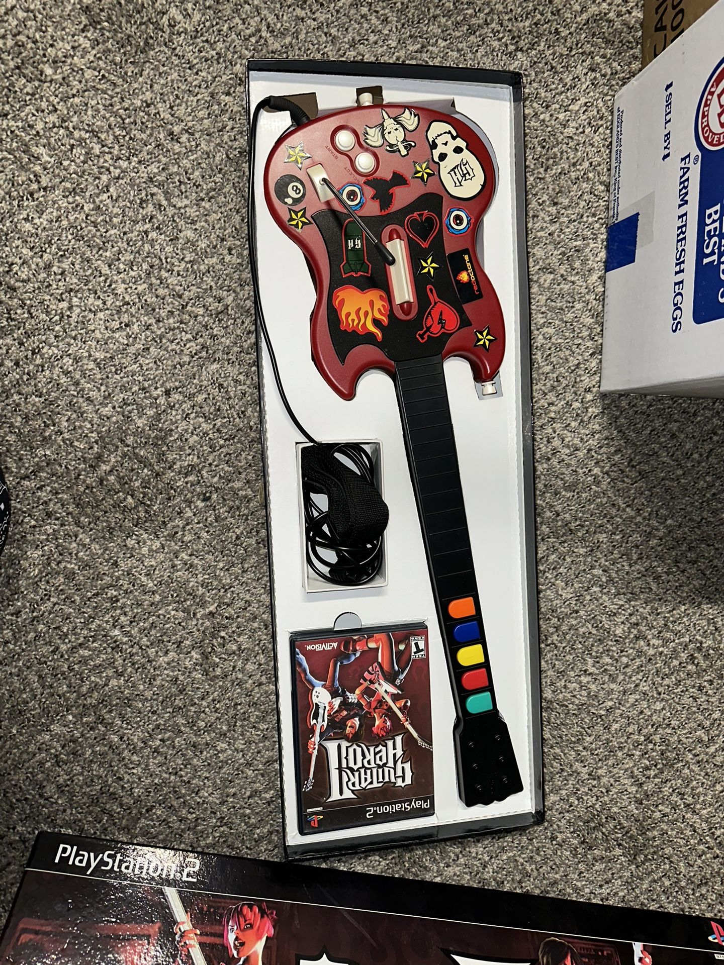 Guitar Hero 2 Guitar Complete In Box 