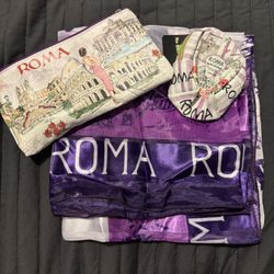Italy Set Pouch, Money Holder, Scarf 