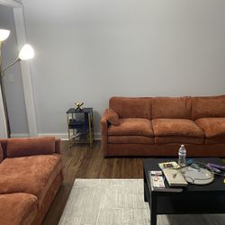 Burnt Orange Modern Sofas