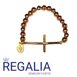 ✨ NEW Handmade St Jude Stainless Steel Stretch Cross Bracelet ✨Pulso Elástico De San Judas Tadeo ( Resistente al Agua )🤩 NEW YEAR  SALE