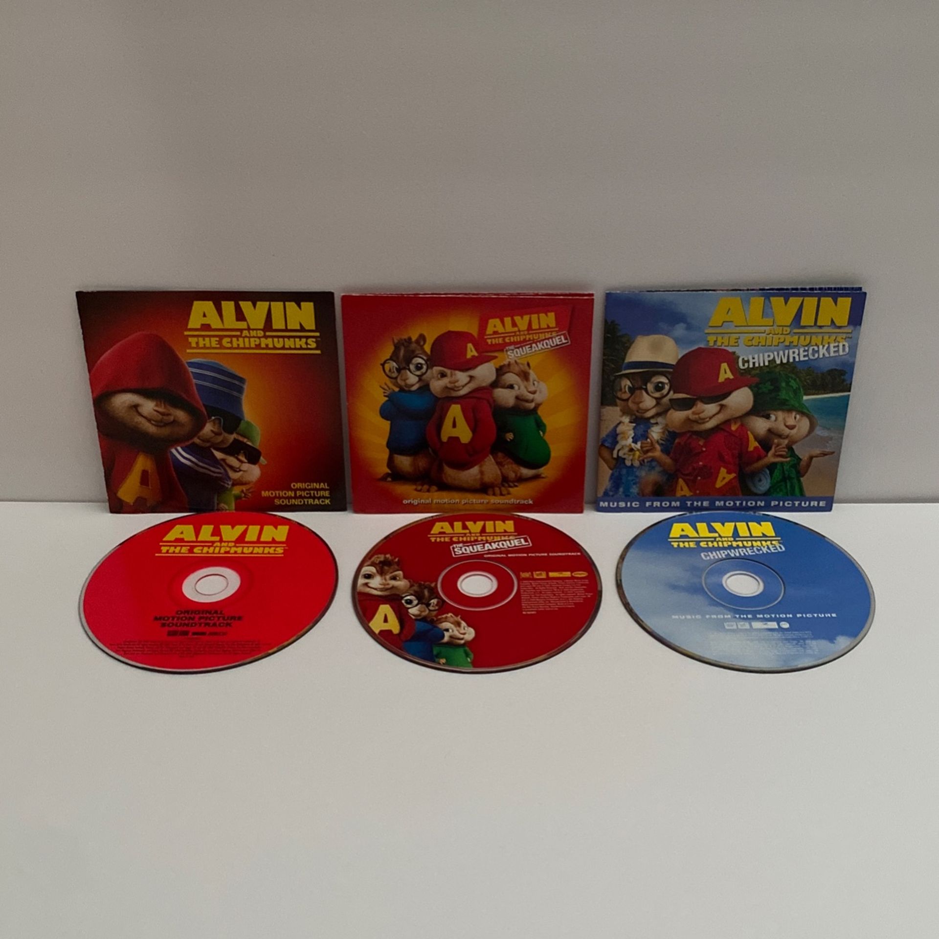 Alvin and The Chipmunks Movie CD/Disc Set of 3