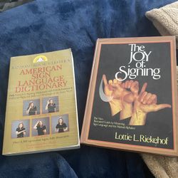 Sign Language Books 
