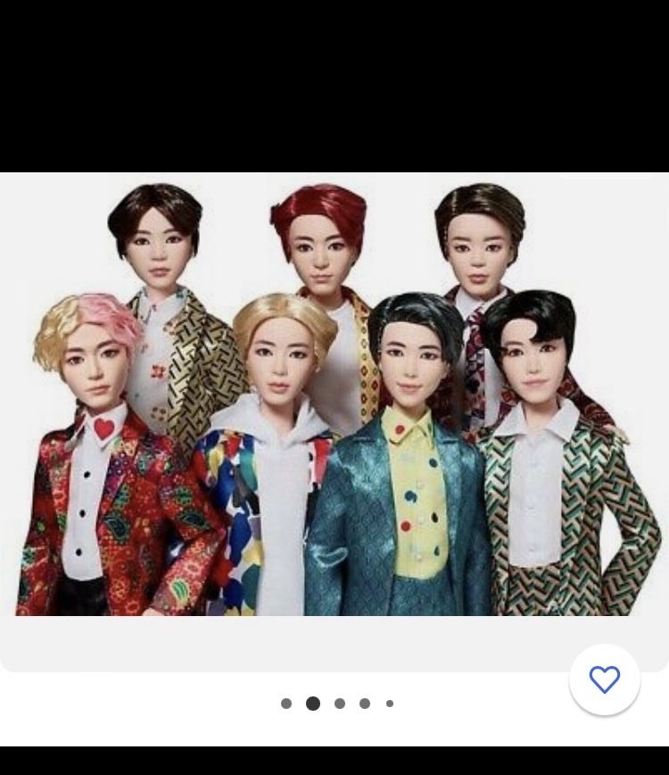 BTS by Mattel,NEW 11/12” Idol “Barbie Dolls” Featuring Jimin, Jungkook,V,J-Hope w/Outfits Worn IDOL MV, Bangtan Boys Perfect Gift for Army