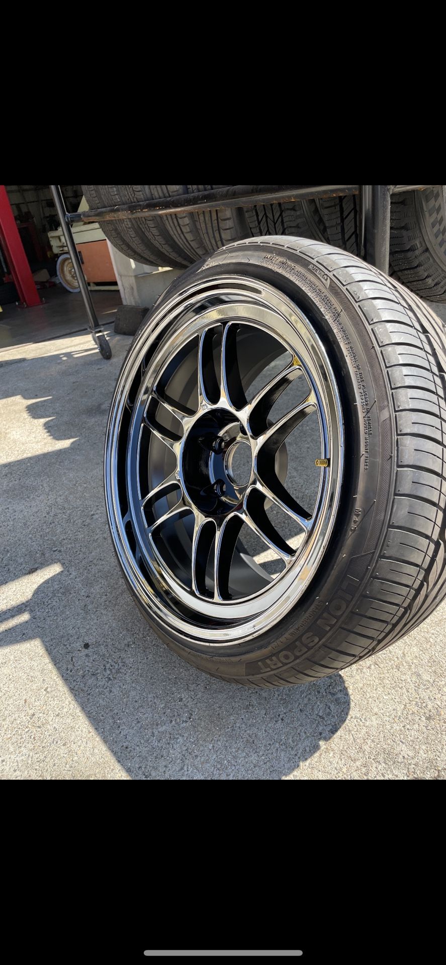 Enkei RPF1 17x9.5 +18 5x114.3 - SBC Wheel