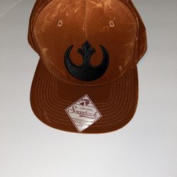 Star Wars Republic Emblem Adjustable Snapback Flat Bill Cap Hat