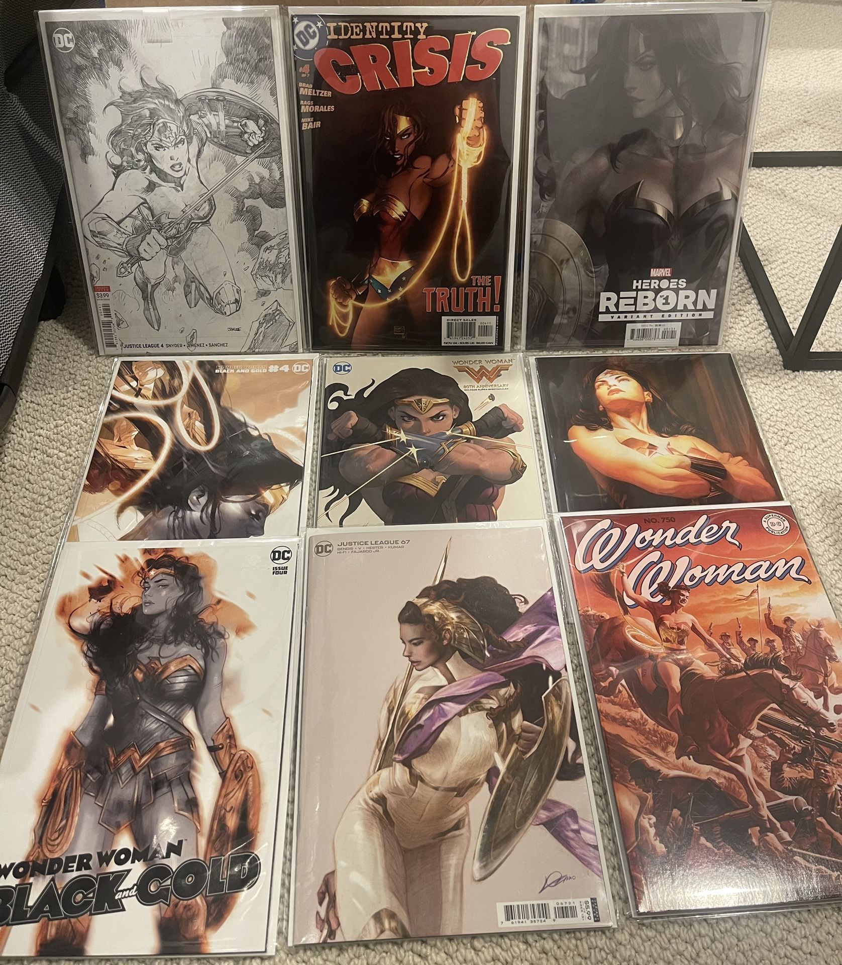 Wonder Woman Lot Of Comics Beautiful